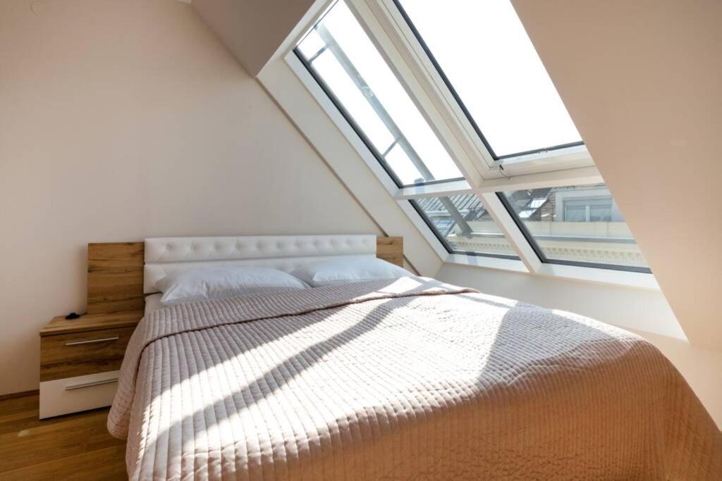 Grosses Penthouse #12 Mit Terrasse Und Aussicht Apartamento Viena Exterior foto